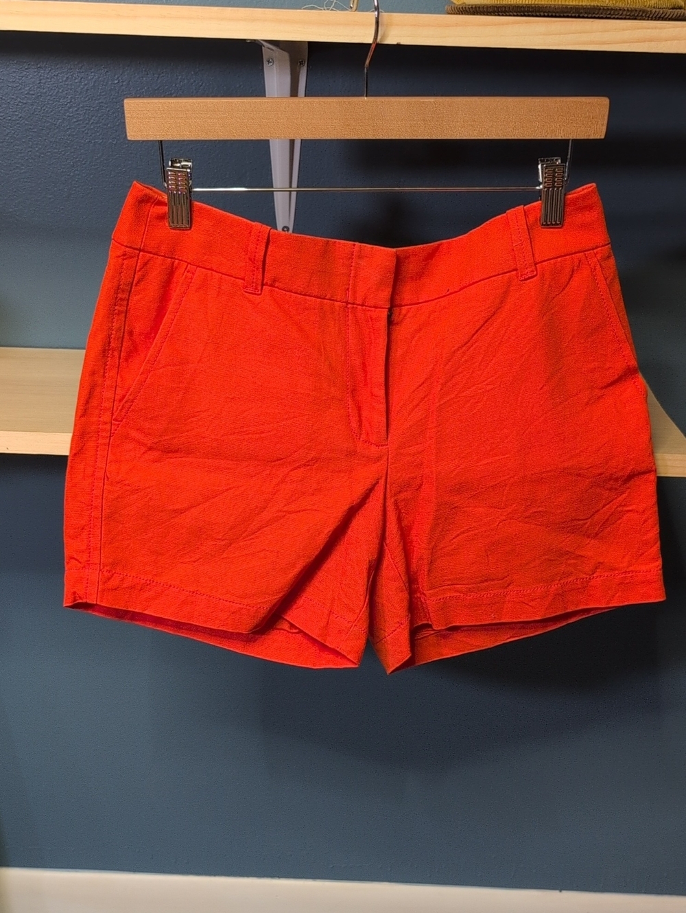 J. Crew Vibrant Orange Women's Bermuda Shorts